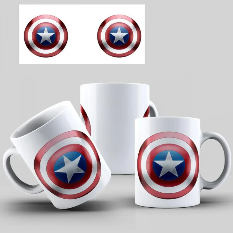 Caneca Capitão América Escudo