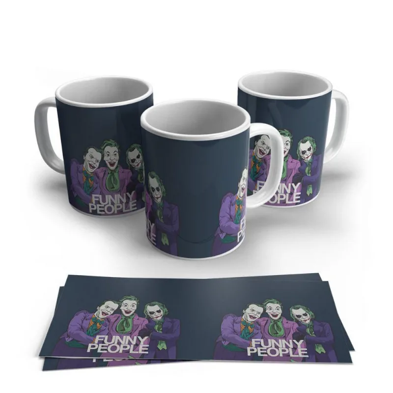 Caneca De Porcelana Caneca Curingas