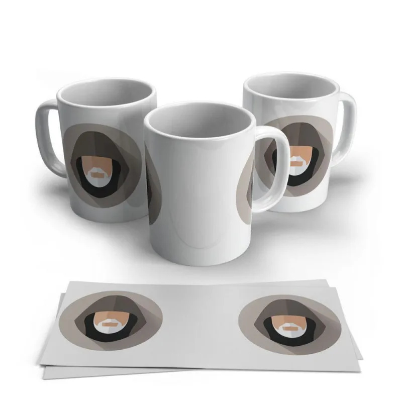 Caneca Starwars Minimalista (10) Obi-wan Kenobi