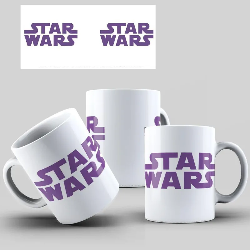 Caneca De Porcelana Star Wars Purpura
