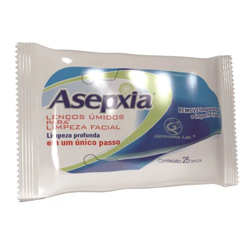 Asepxia Lencos Facial 25unidade - ASEPXIA