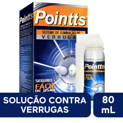 Pointts Anti Verrugas Com 12 Aplicadores