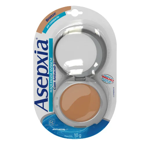 Pó Compacto Asepxia Bronze - ASEPXIA