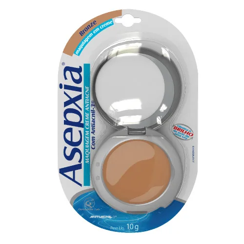 Asepxia Maquiagem Creme Bronze - ASEPXIA