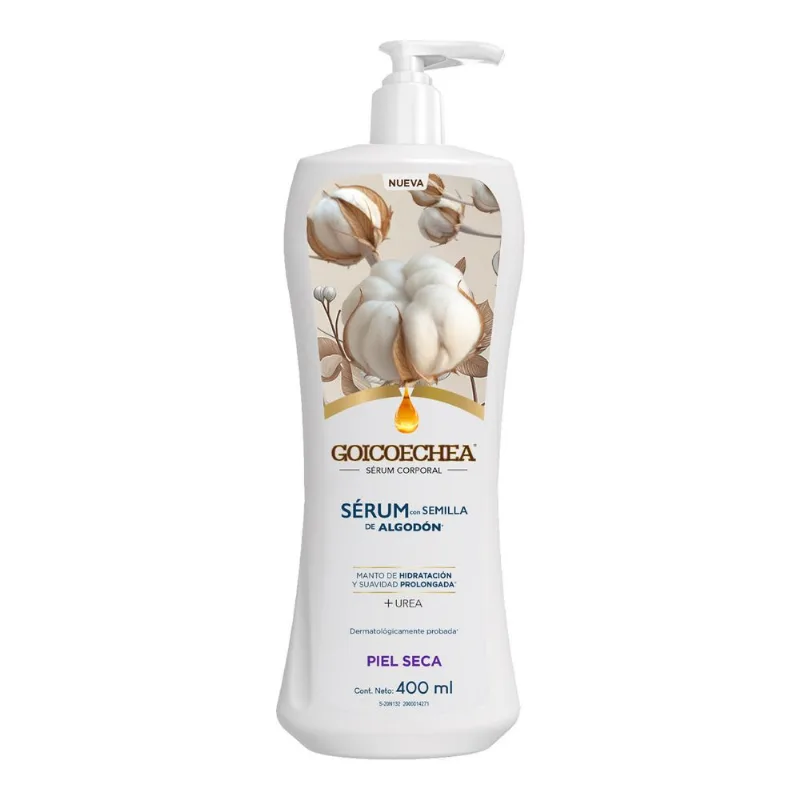 Sérum Hidratante Corporal Goicoechea com Semente de Algodão 400ml