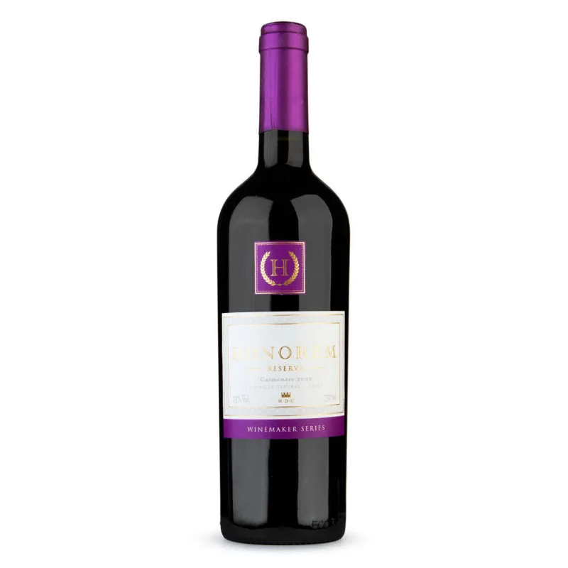 Vinho Tinto Chileno Carménère Reserva Honerem Garrafa 750ml