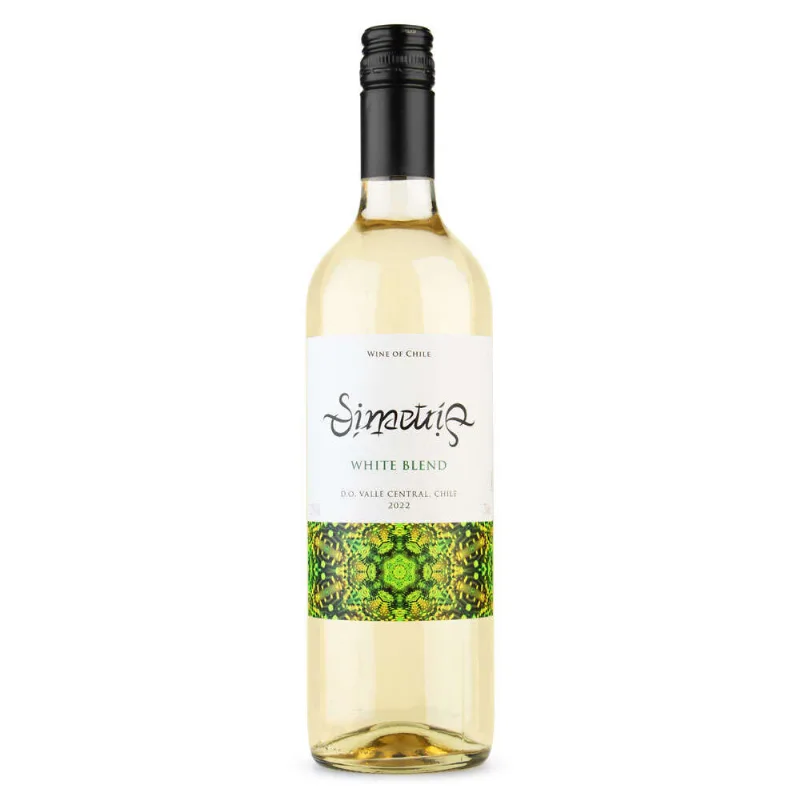 Vinho Branco Chileno White Blend Simetria Garrafa 750ml