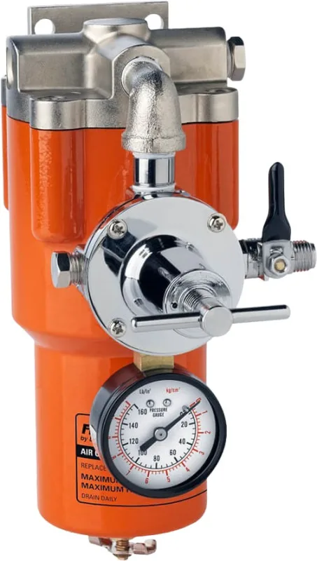 Filtro regulador de ar 1/2? NPT (fêmea) 1/4" NPSM (fêmea) HAR-680 DEVILBISS - DEVILBISS