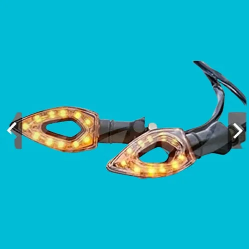 Kit Com 2 Setas de Moto Pisca Pisca Led Vazado - Não Disponível