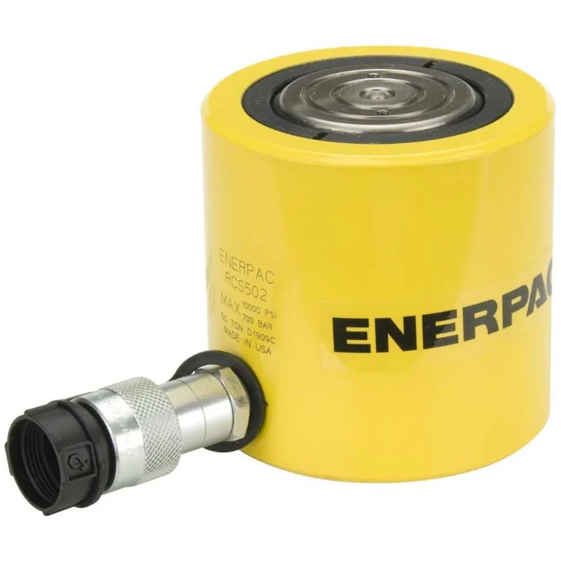 Cilindro Hidráulico Simples Ação Compacto 50tf Curso 60mm RCS502 ENERPAC