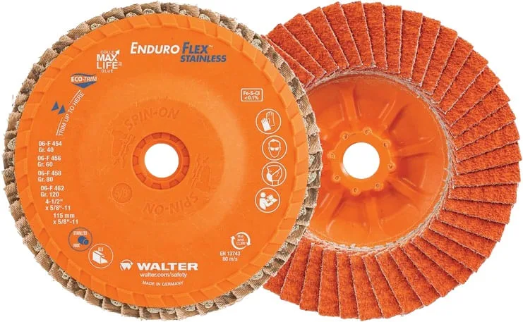 Disco Lamelar 4x1/2" Enduro-Flex sem Rosca para Inox 15-Q 462 - Walter - WALTER