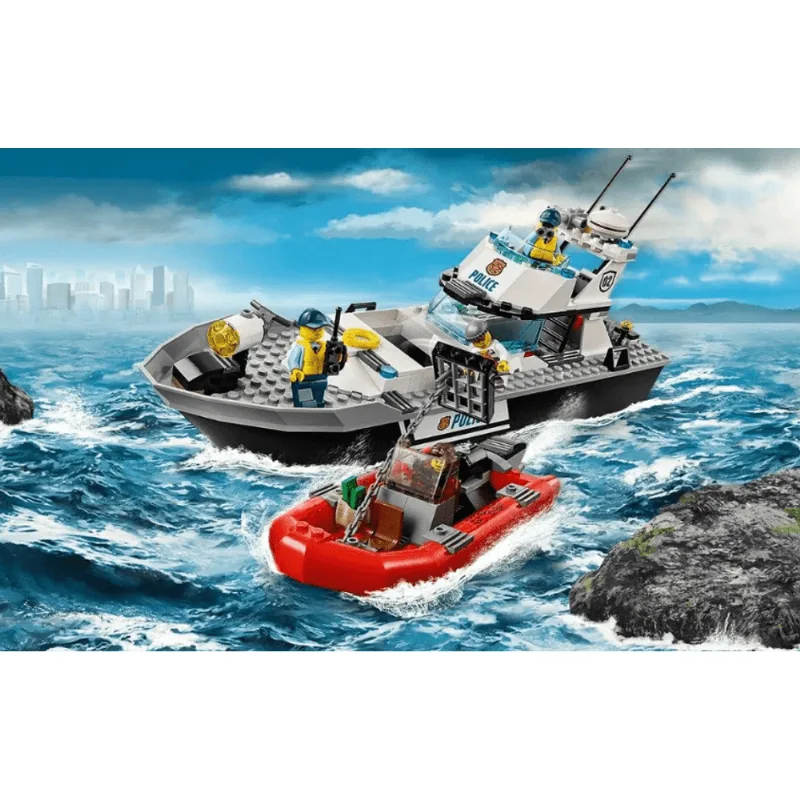 Lego City - Barco de Patrulha Policial 200 Peças 60129 UNICA