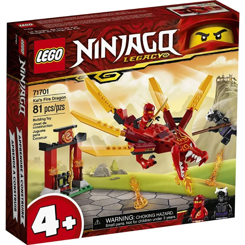 Lego Ninjago Dragão do Fogo do Kai 71701
