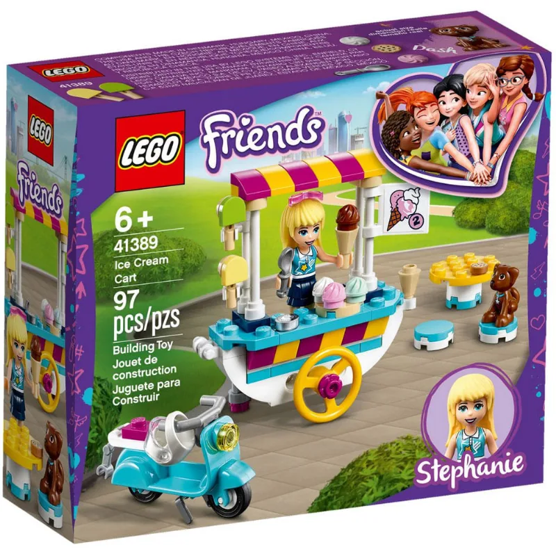 LEGO Friends - Carrinho de Sorvetes - Stephanie - 41389