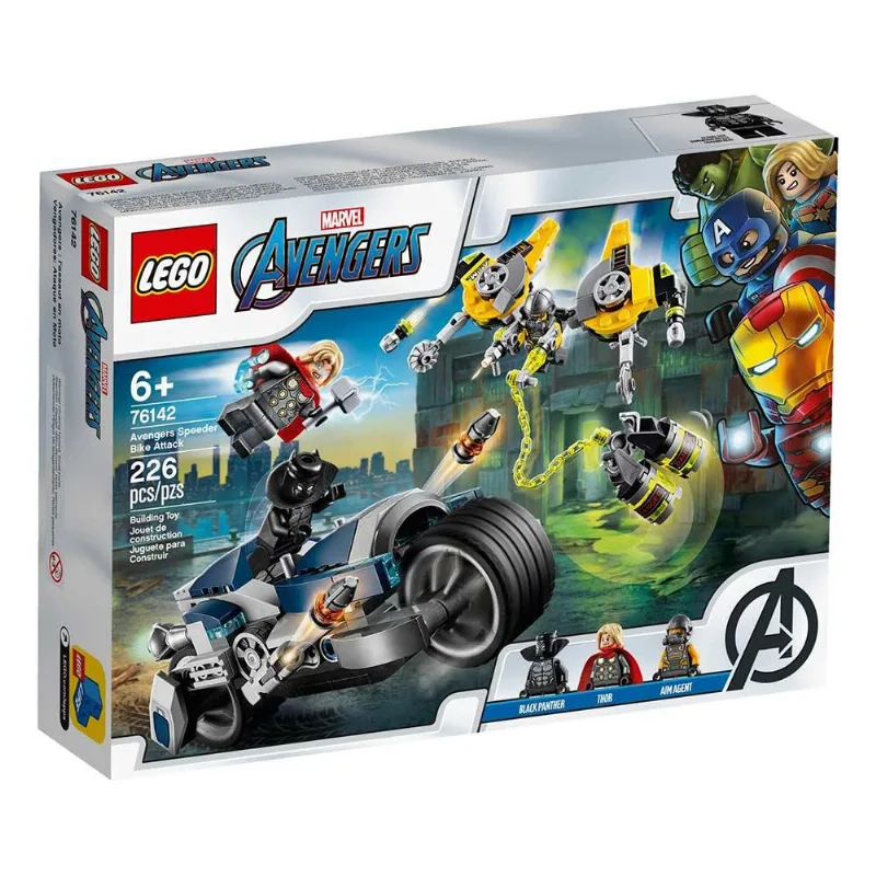 Ataque dos Vingadores Speeder Bike - Marvel - 226 Pçs - Lego