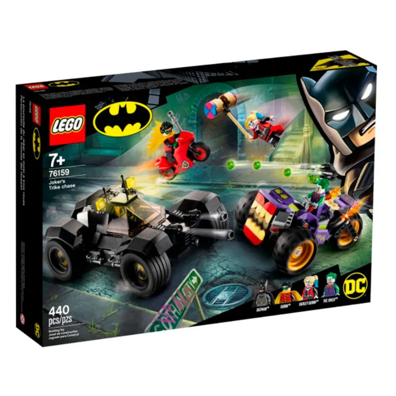 LEGO DC BATMAN PERSEGUIÇÃO DO TRICICLO DO JOKER