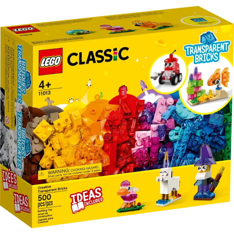 LEGO Classic - Blocos Transparentes Criativos - 11013
