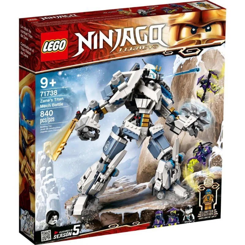 Lego Ninjago O Combate do Robô Titã de Zane - Lego 71738