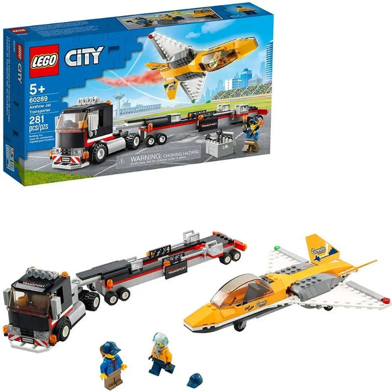 Lego 60289 City - Transportador de Avião de Acrobacias Aéreas