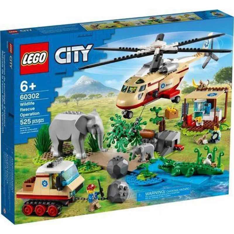 LEGO 60302 City - Operação Para Salvar Animais Selvagens
