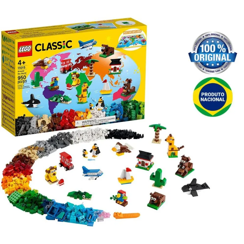 Lego 11015 Classic - Ao Redor do Mundo