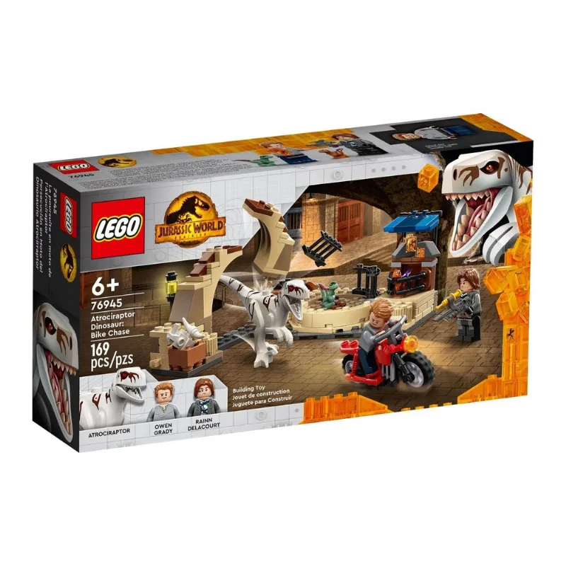 Lego Jurassic World Perseguição de Motocicleta 76945 Lego