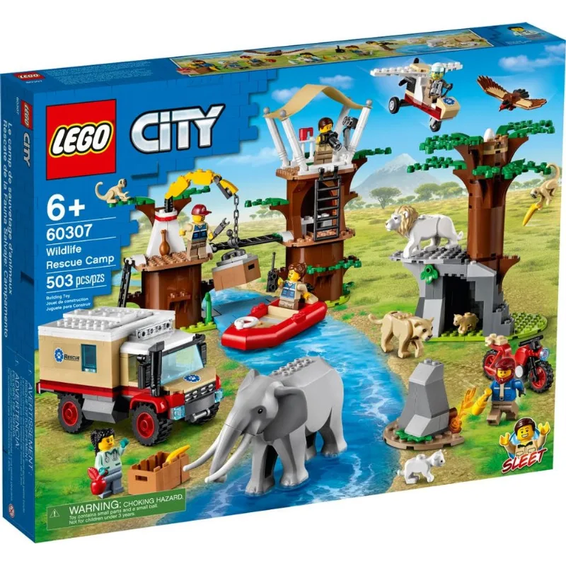 Lego City Campo de Acolhimento de Animais Selvagens 60307