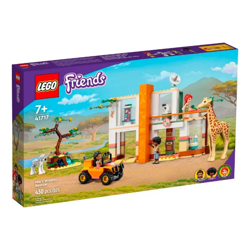 Lego Friends - Resgate De Animais Selvagens Da Mia - 41717