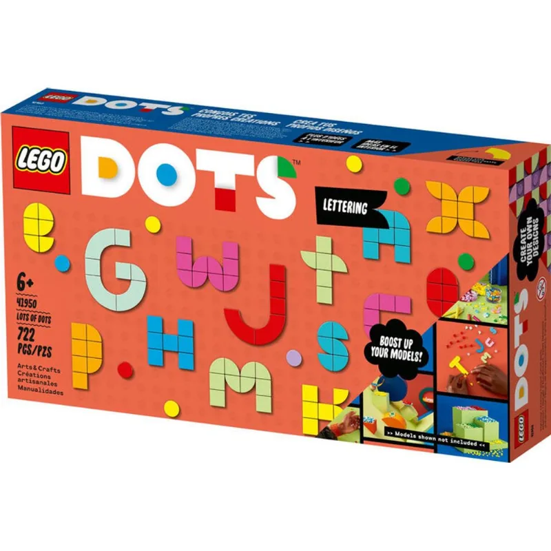 LEGO DOTS Lots of DOTS – Kit de artesanato de letras 41950