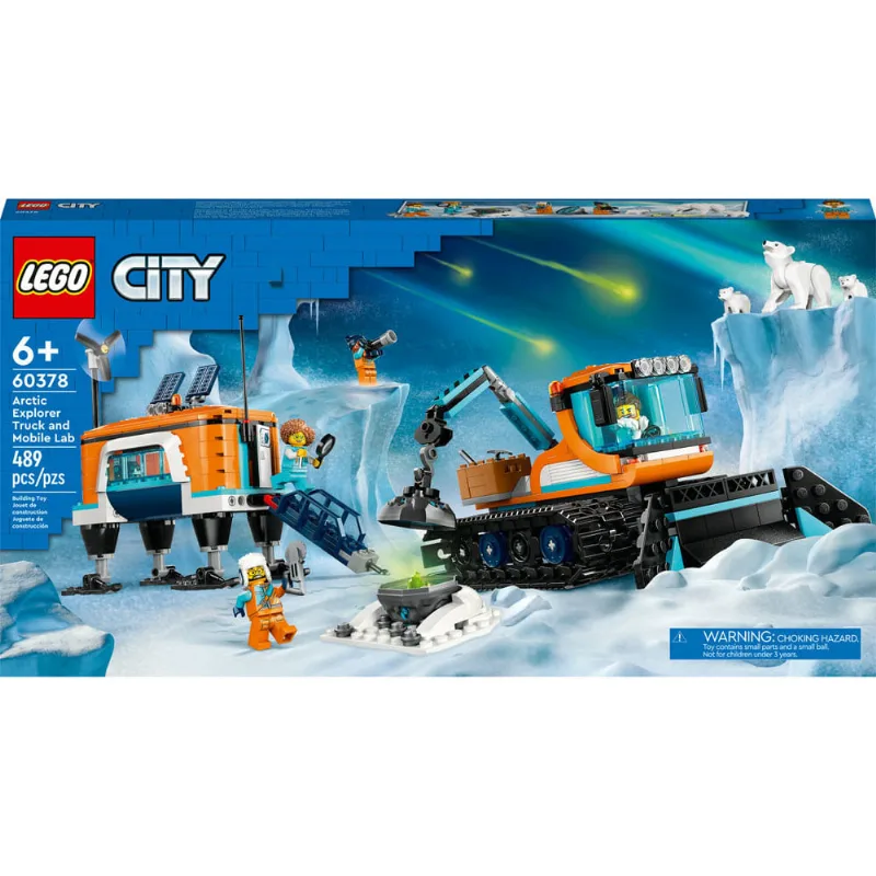 LEGO - City - Caminhão e Laboratório Móvel de Exploração Ártica - 60378