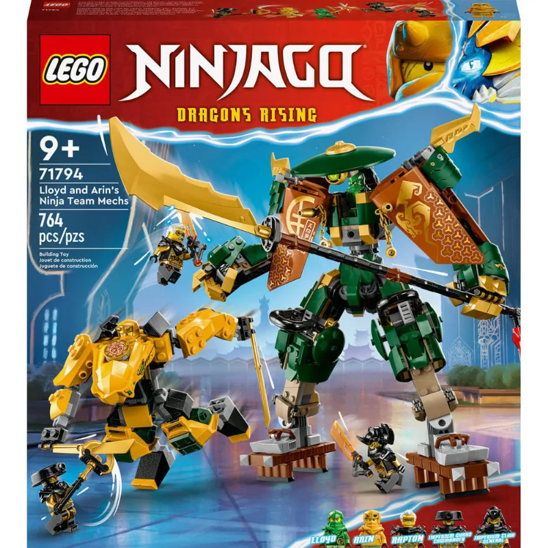 LEGO - Ninjago - Robôs da Equipe Ninja de Lloyd e Arin - 71794