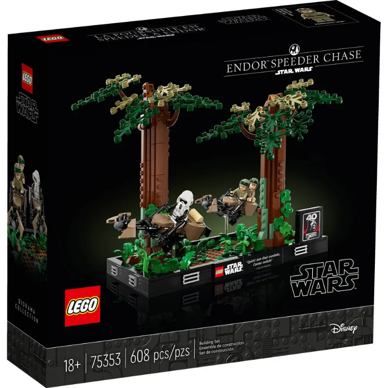 LEGO - Disney - Star Wars - Diorama Perseguição da Speeder em Endor - 75353