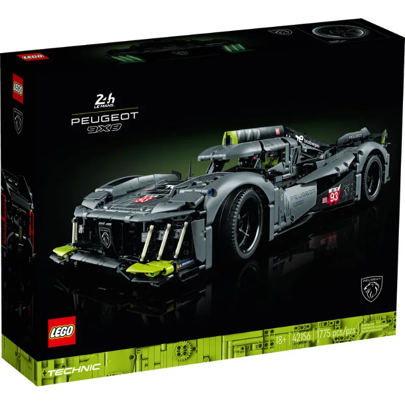 LEGO - Technic - Peugeot 9X8 - 24H Le Mans Hybrid Hyperca - 42156