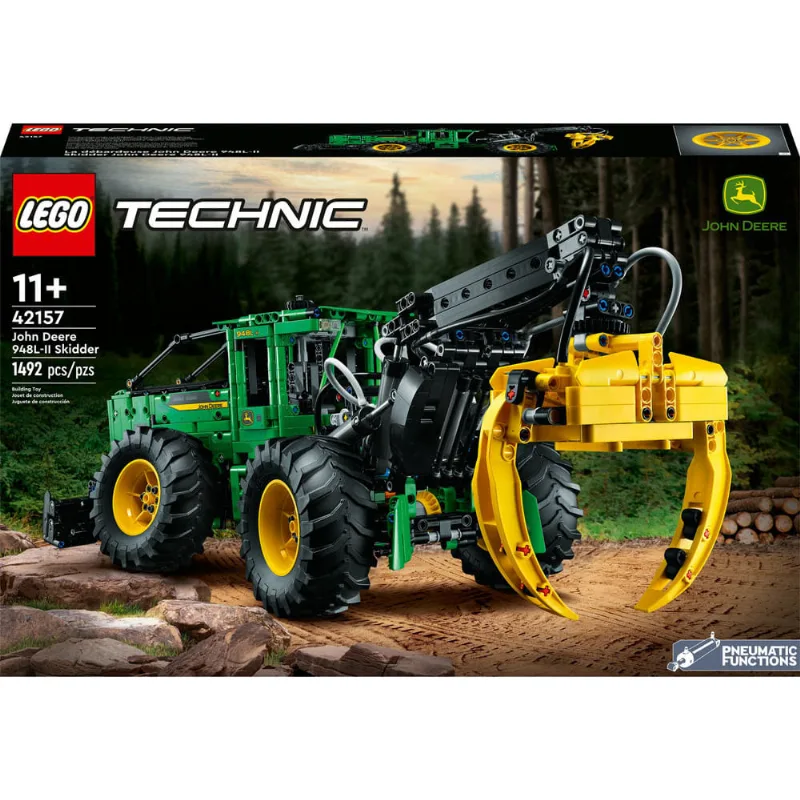 LEGO - Technic - Trator Florestal John Deere 948L-II - 42157