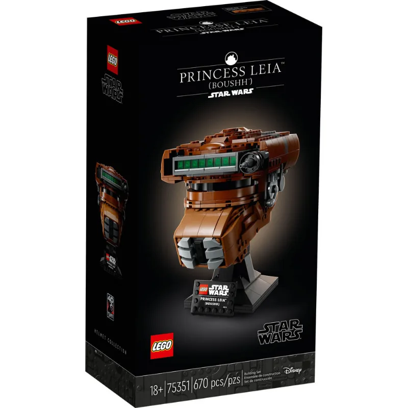 LEGO - Star Wars - Capacete Da Princesa Leia - Boushh
