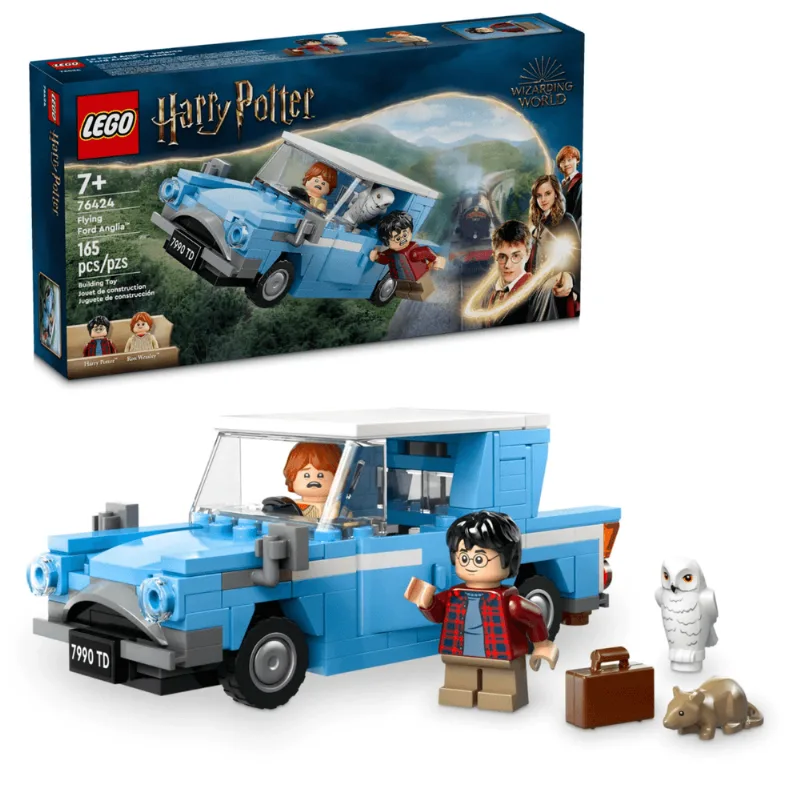Blocos de Montar Infantil Lego Harry Potter Ford Anglia Voador 76424 165 Peças 7 Anos