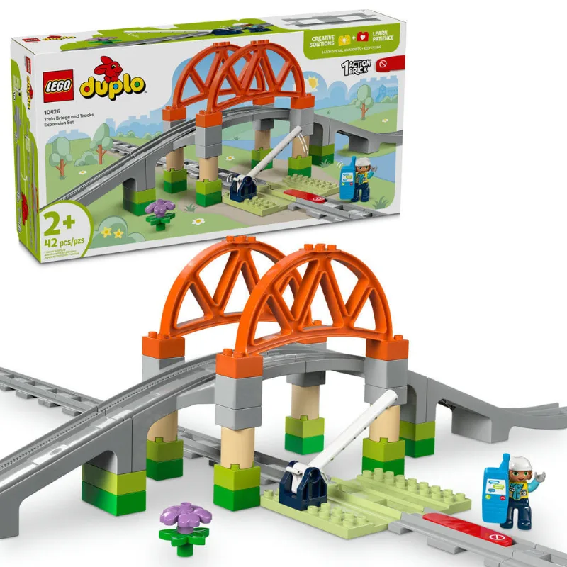 LEGO - DUPLO Town - Pacote de Expansão de Ponte e Trilhos de Trem - 10426