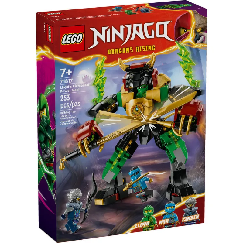 LEGO - Ninjago - Robô Com Poder Elemental Do Lloyd - 71817