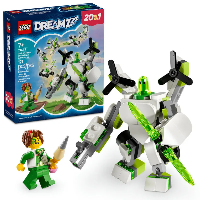 LEGO - DREAMZzz - Aventuras com Robôs e Veículos de Z-Blob - 71487