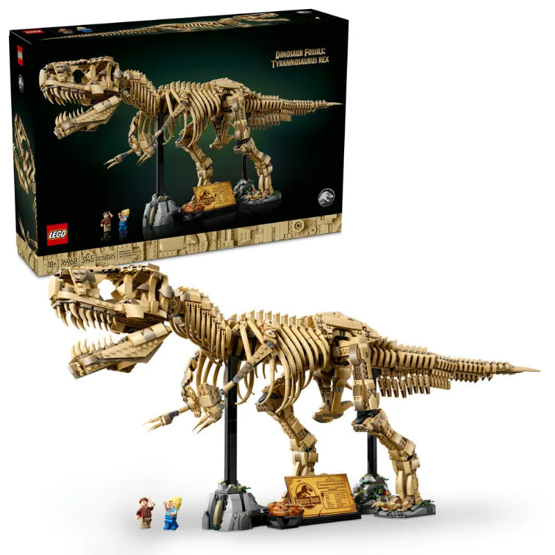 LEGO - Jurassic World - Fósseis de Dinossauros: Tyrannosaurus rex - 76968