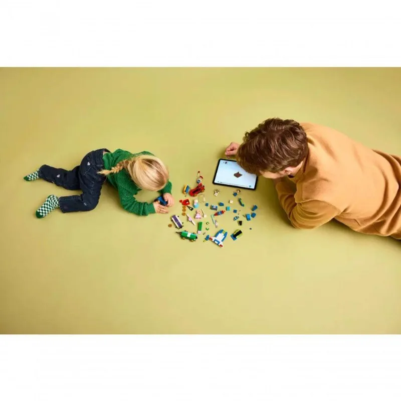Conjunto De Construção Trem E Carro Rc Toy Story 43264 206 Peças Lego