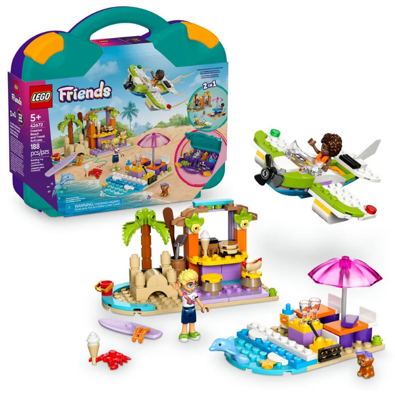 LEGO - Friends - Praia Criativa e Mala de Viagem - 42672