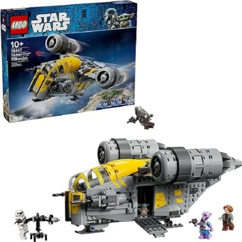 Lego 75447 Star Wars O Mandaloriano e Grogu - A Nave Razor Crest - 930 peças