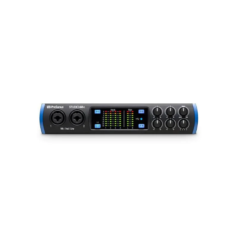 Interface De Áudio Presonus Studio 68c 4 Entradas 4 Saídas