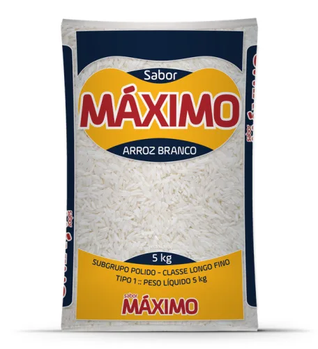 Arroz Agulhinha Maximo Tipo 1 5kg - MAXIMO