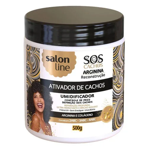Ativador De Cachos Salon Line Reconstrução - SALON LINE - Higiene E Beleza