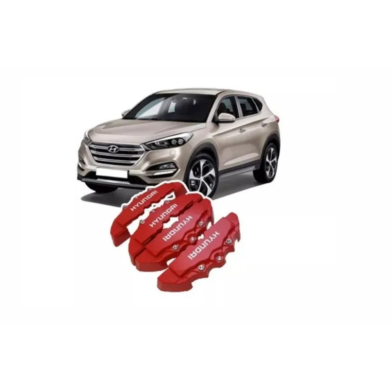 Capa Pinça Freio Kit 4 Pcs Hyundai Tucson Envio Imediato Capa Pinça Freio Kit 4 Pcs Hyundai Tucson Envio Imediato