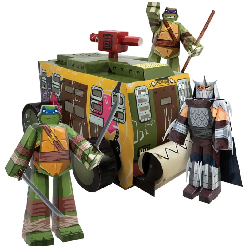 Playset para Montar - Tartarugas Ninja - 48 Peças - Tartarugas Ninja