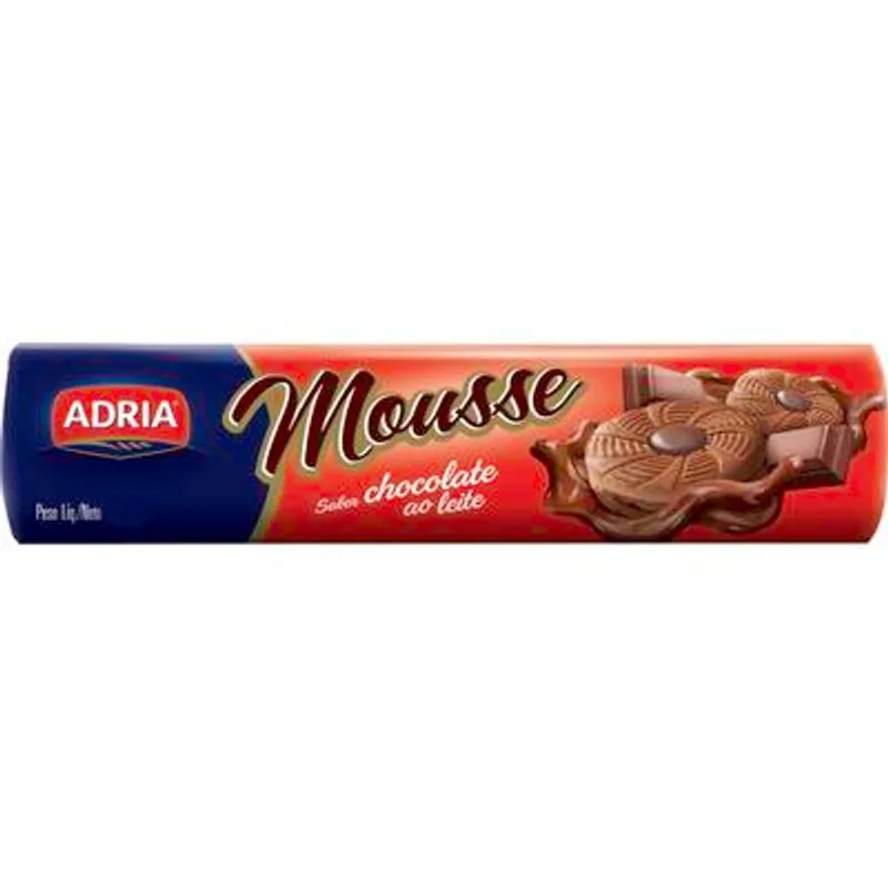 Biscoito Adria Mousse Chocolate ao leite 150g