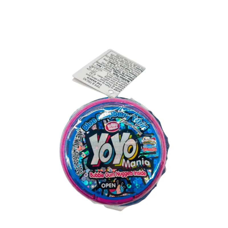 Bala Yoyo Mania pedaços de chiclete Cores Sortidos - 30g